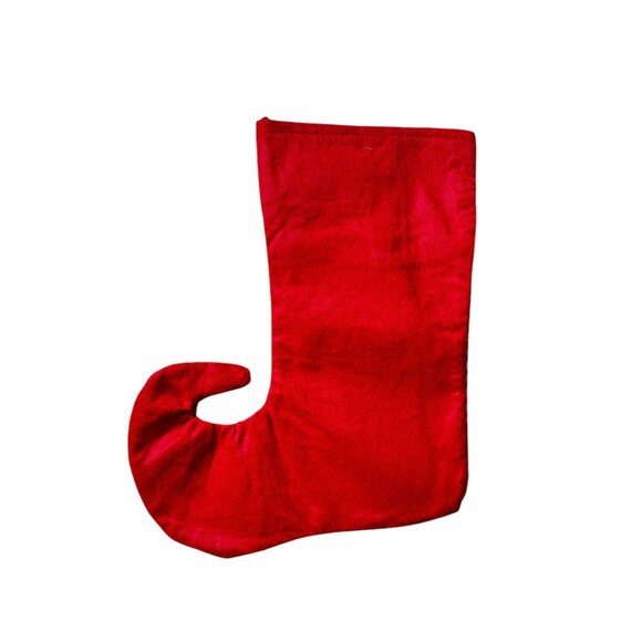 Holiday Helper Elf Style Jingle Bells 17.5" Christmas Stockings x 2 - Picture 10 of 12